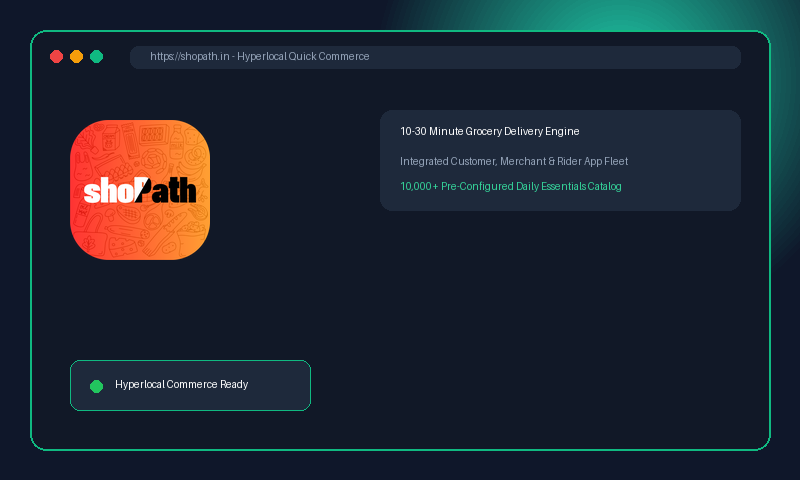 Shopath Quick Commerce Demo Card
